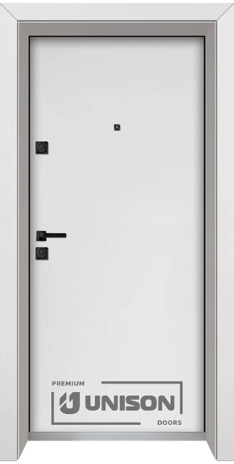 Vhodna Vrata Unison Optima Simpel Weiss Matt